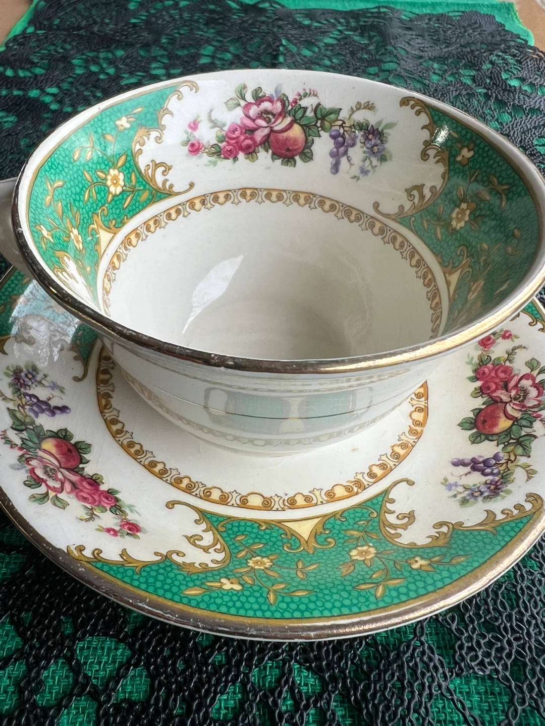 Sampson Bridgwood & Son Ltd. Teacup and Saucer Set - photo 2