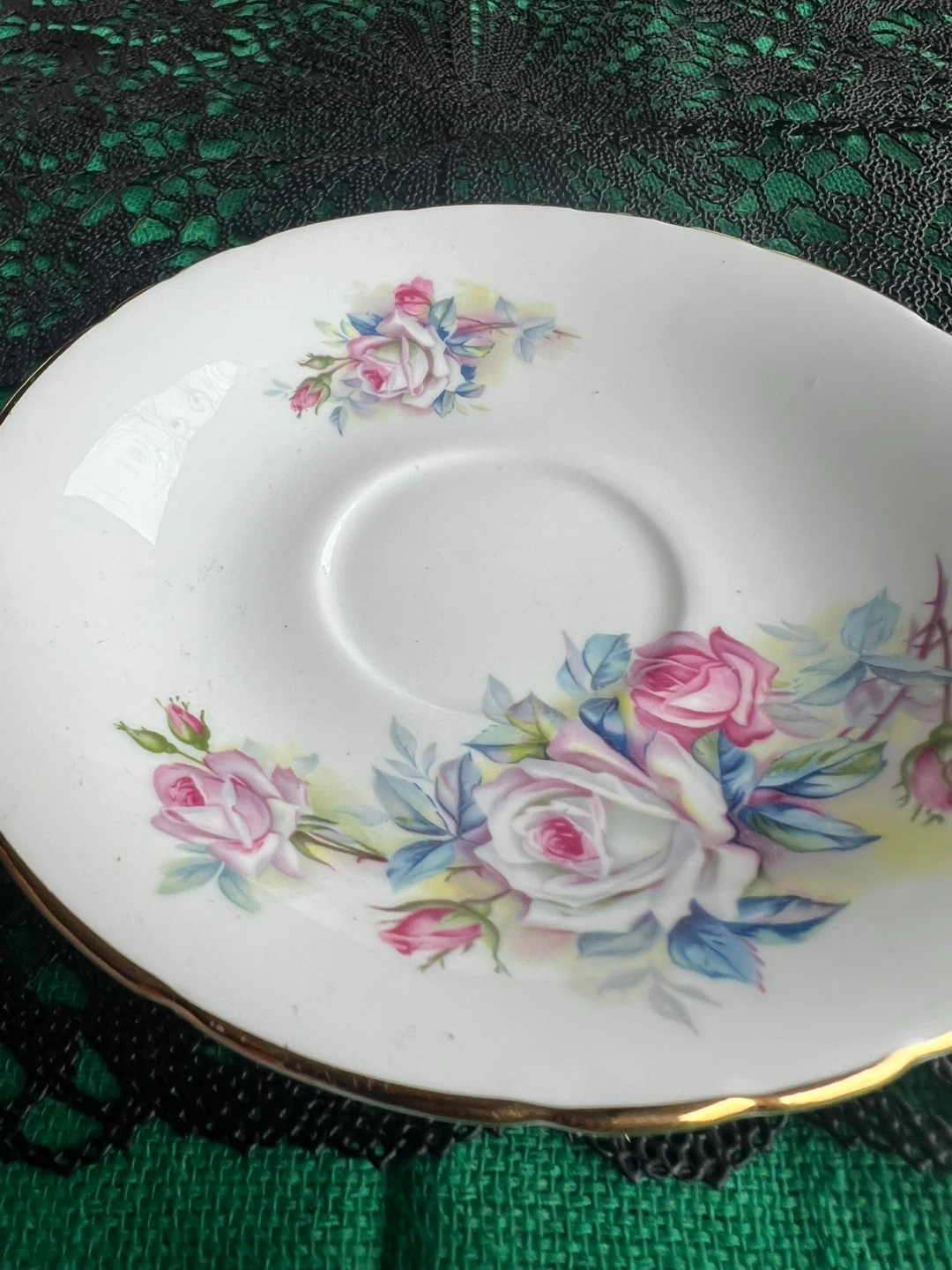 Delphine Bone China Tea Cup and Saucer Set - photo 2