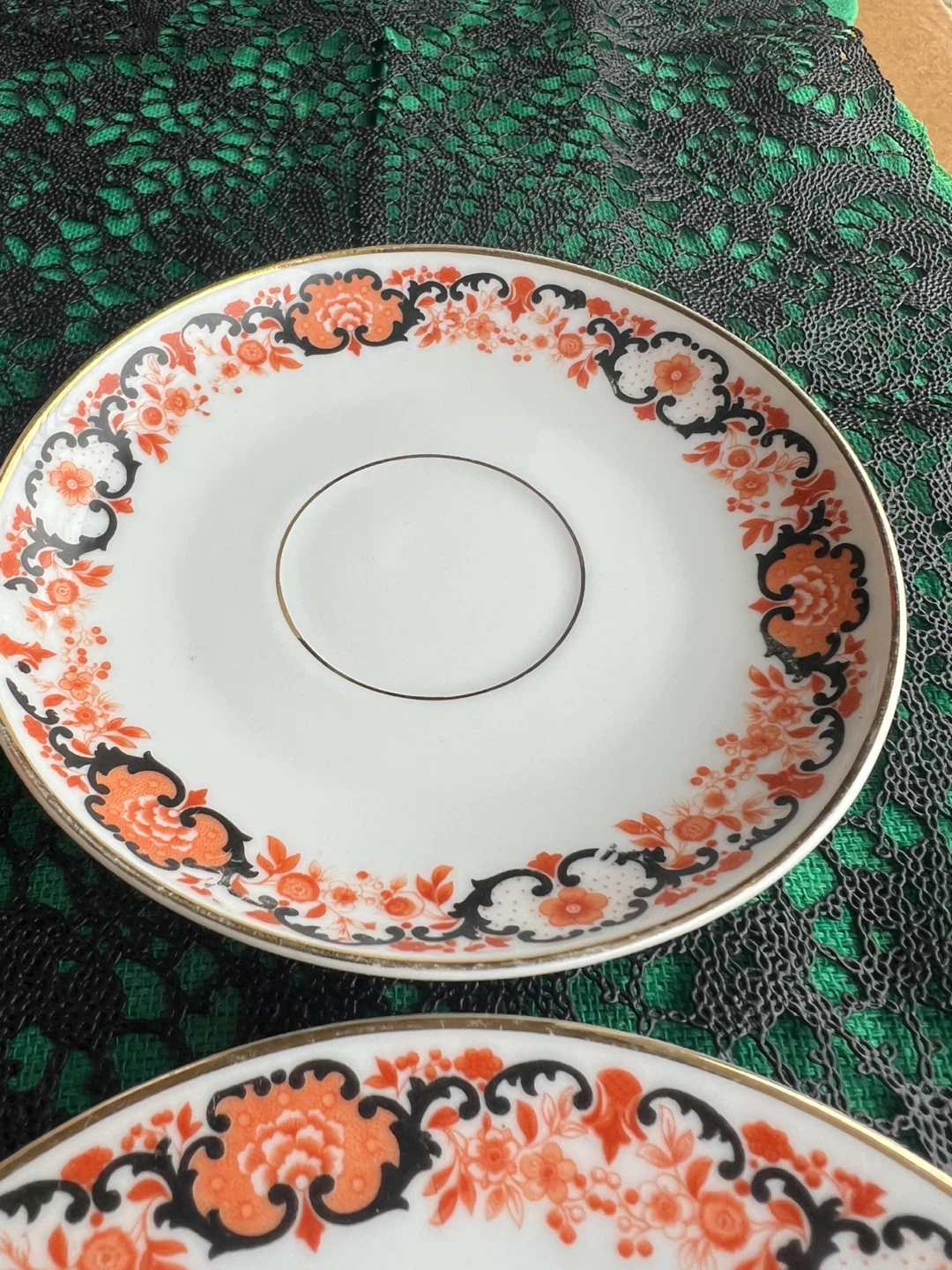 Vintage Cup, Saucer, and Plate Set - Floral Design - photo 2