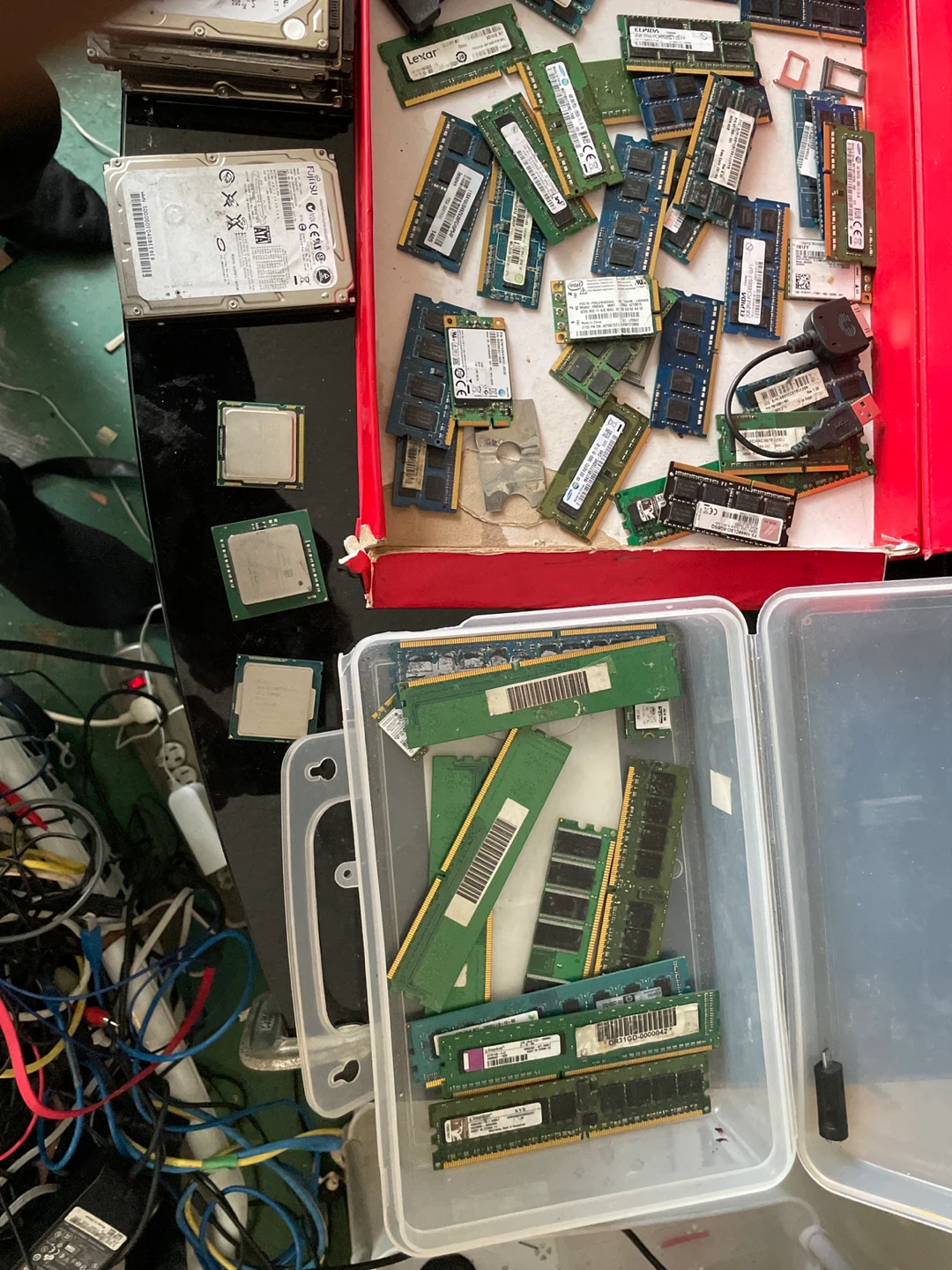 Assorted Computer Components - RAM, Hard Drives, CPUs - photo 2