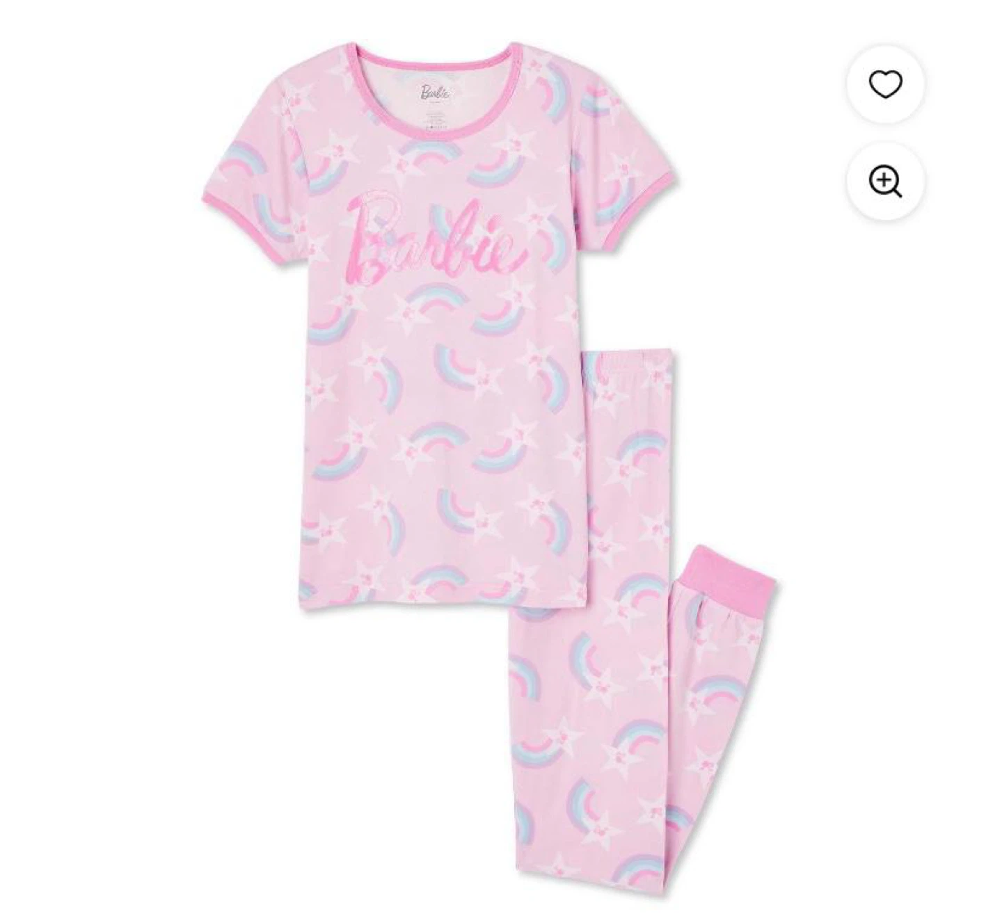 Barbie Pink Pajama Set - Size 4/5