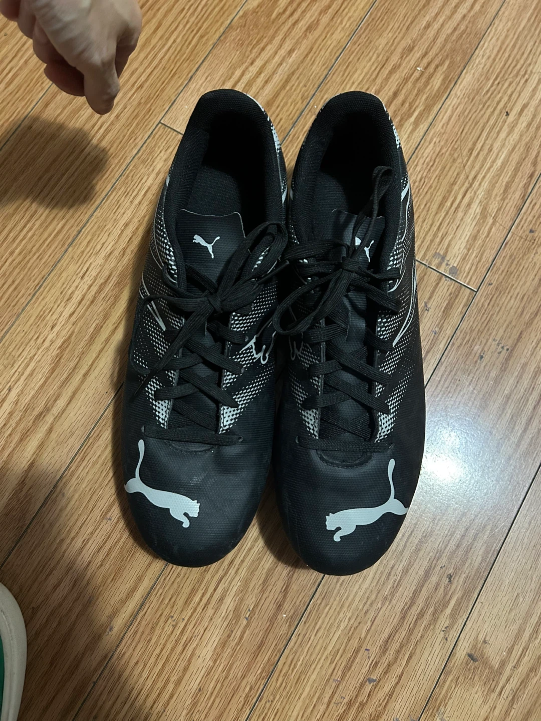 Size 10.5 Puma Black Soccer Cleats
