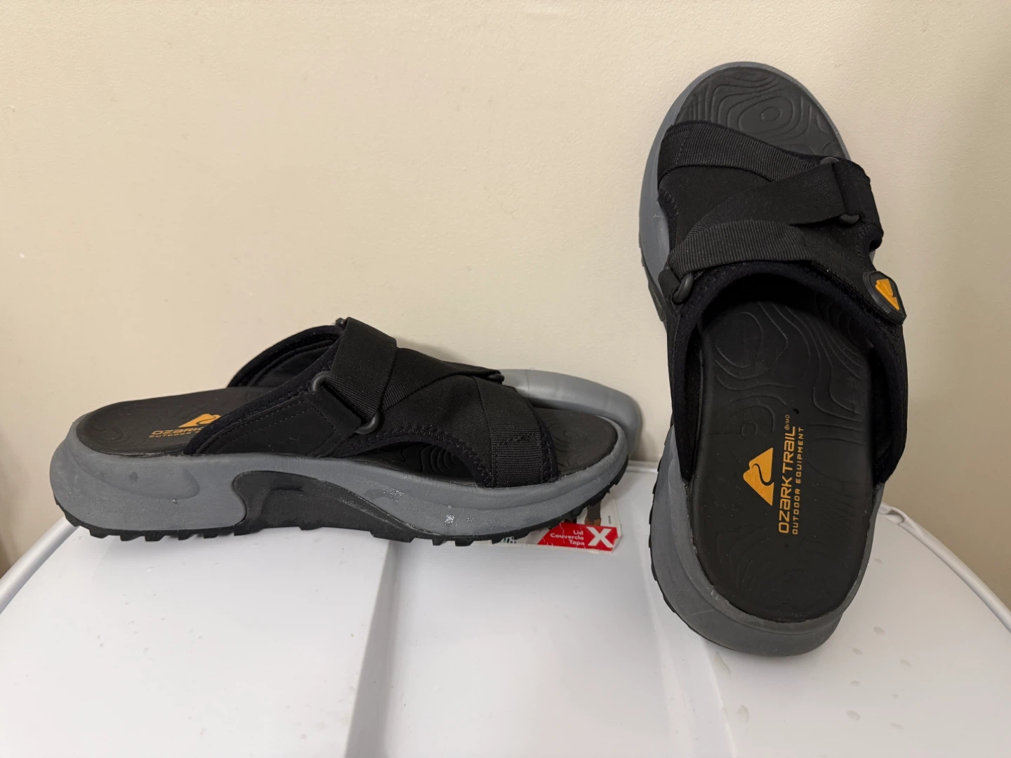 Ozark Trail Black Outdoor Sandals