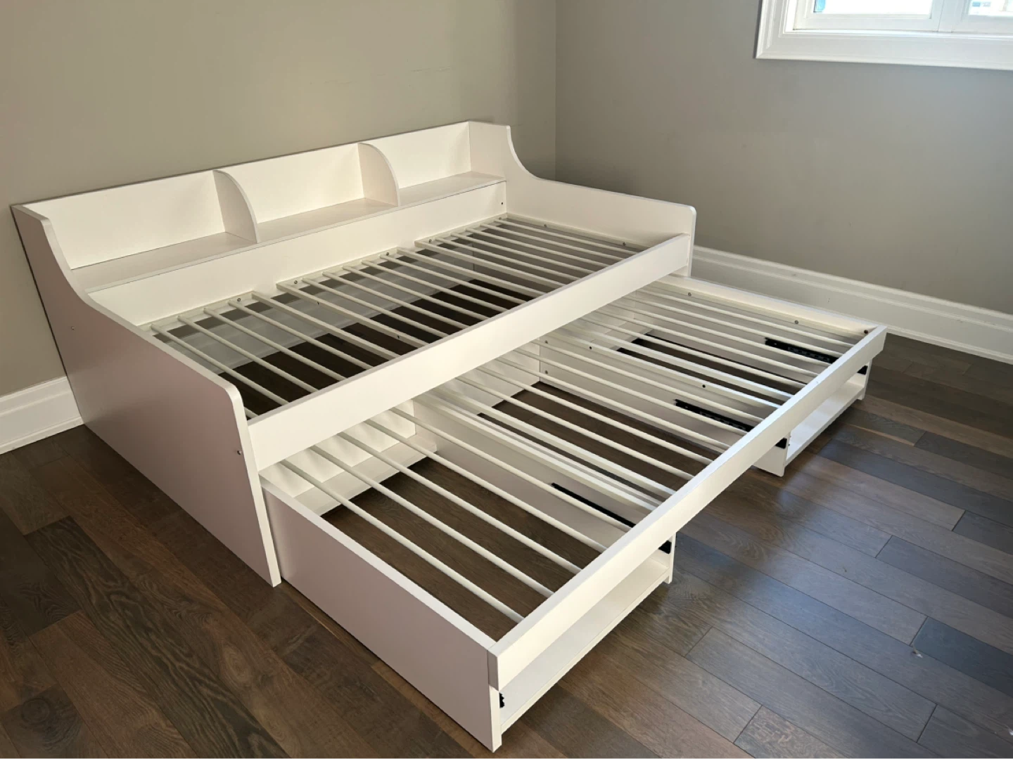 Brand new White Daybed with Trundle and storage - photo 3