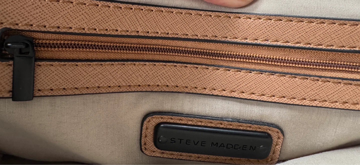 Steve Madden Brown Faux Leather Clutch Bag - photo 2