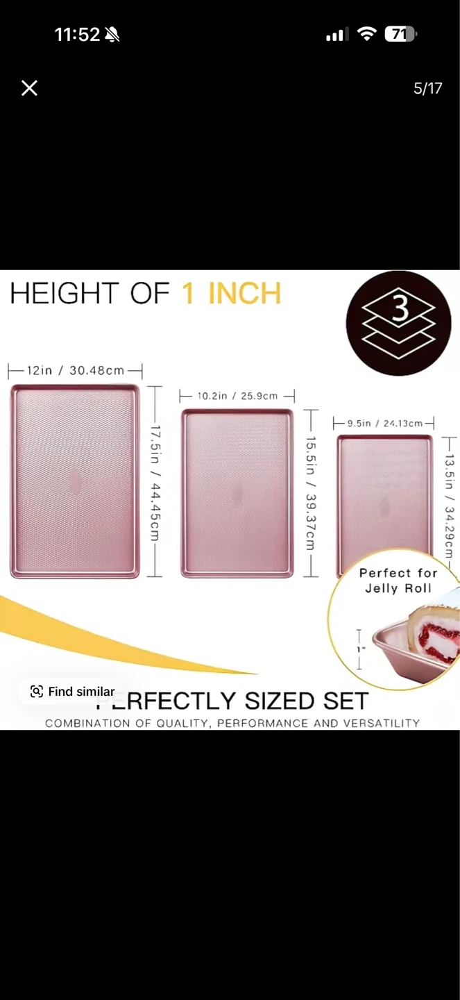 Baking Sheet Set (3 Pieces)