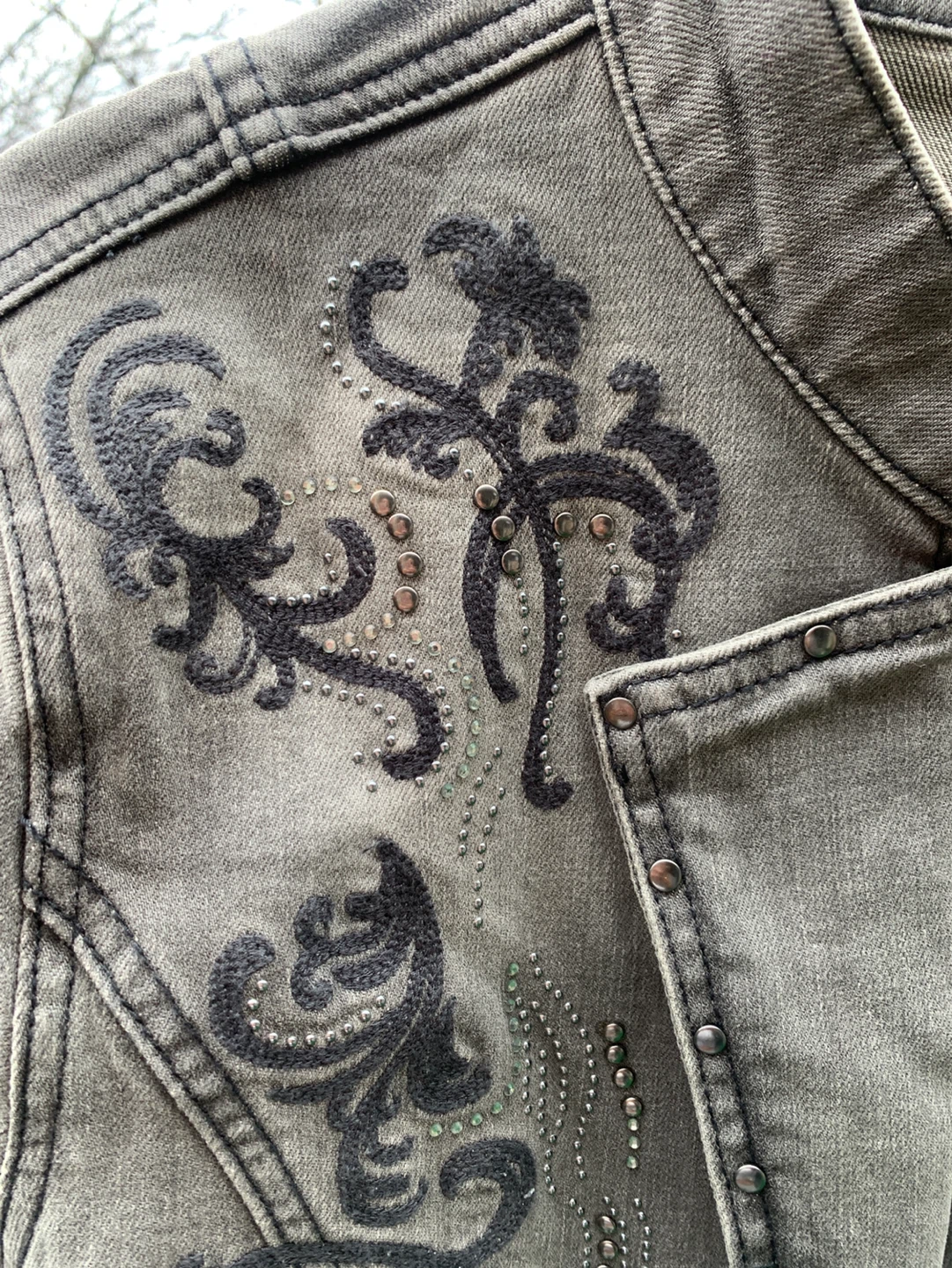 Roba Jean Jacket with Embellishments - photo 3