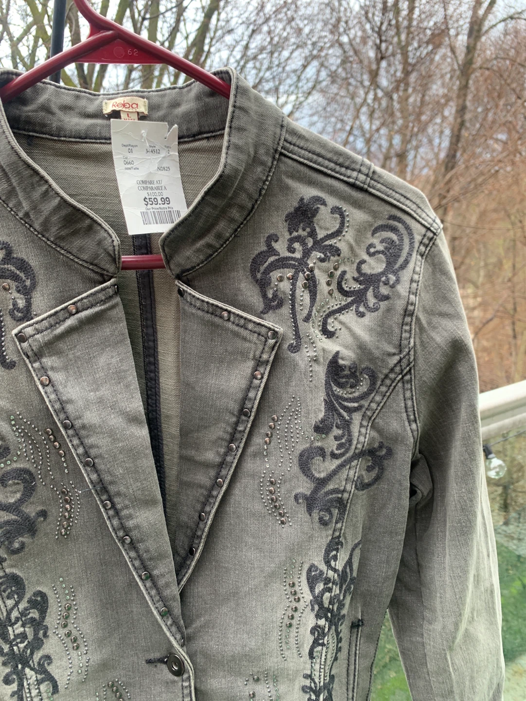 Roba Jean Jacket with Embellishments - photo 2