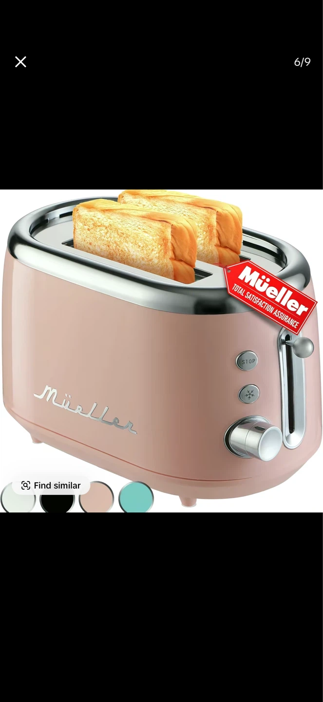 Mueller 2-Slice Retro Toaster