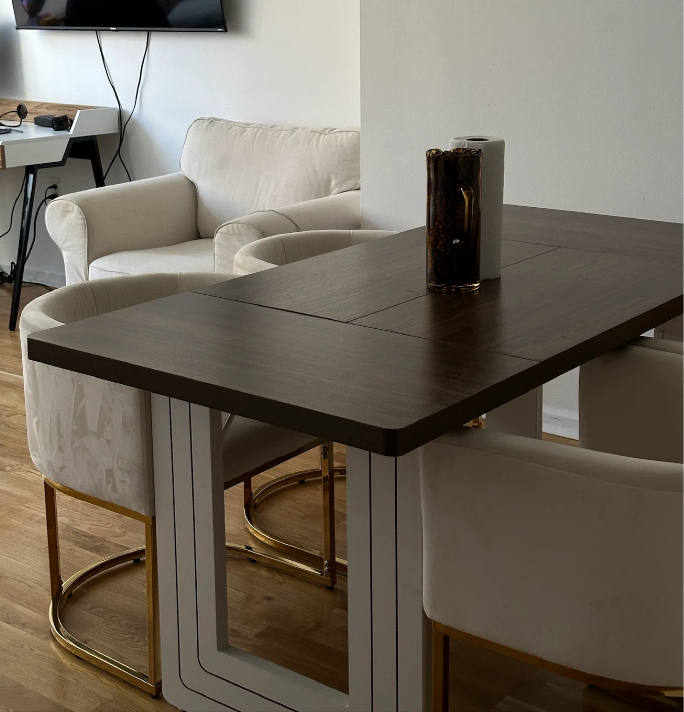 Modern Dining Table and Chairs Set