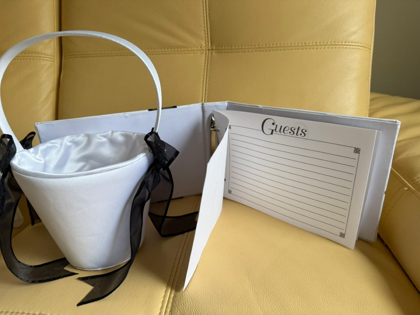 Flower Girl Basket with Guest book - photo 3