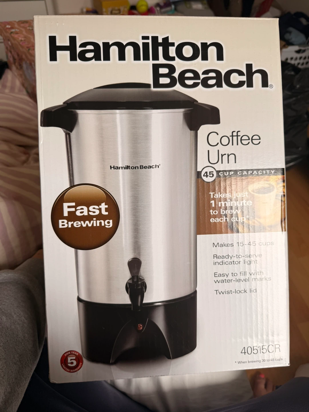 Hamilton Beach 45 Cup Coffee Urn