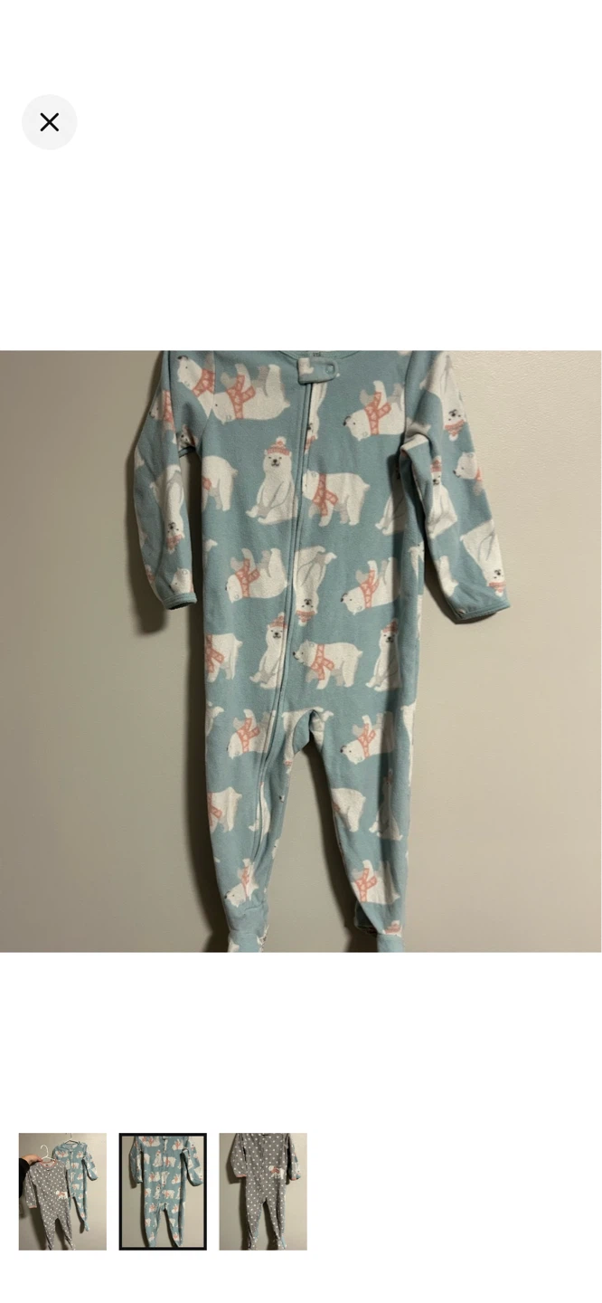 Child of Mine by Carter's Pajamas - Size 3T - photo 2