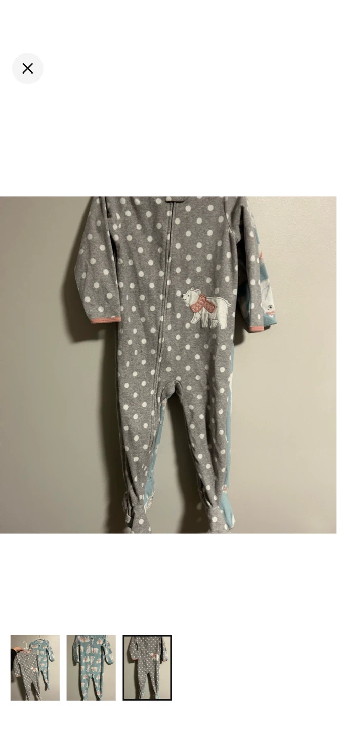 Child of Mine by Carter's Pajamas - Size 3T - photo 3