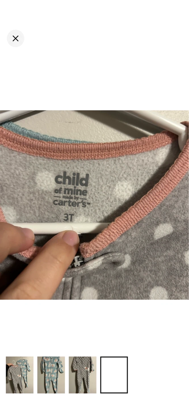 Child of Mine by Carter's Pajamas - Size 3T - photo 4
