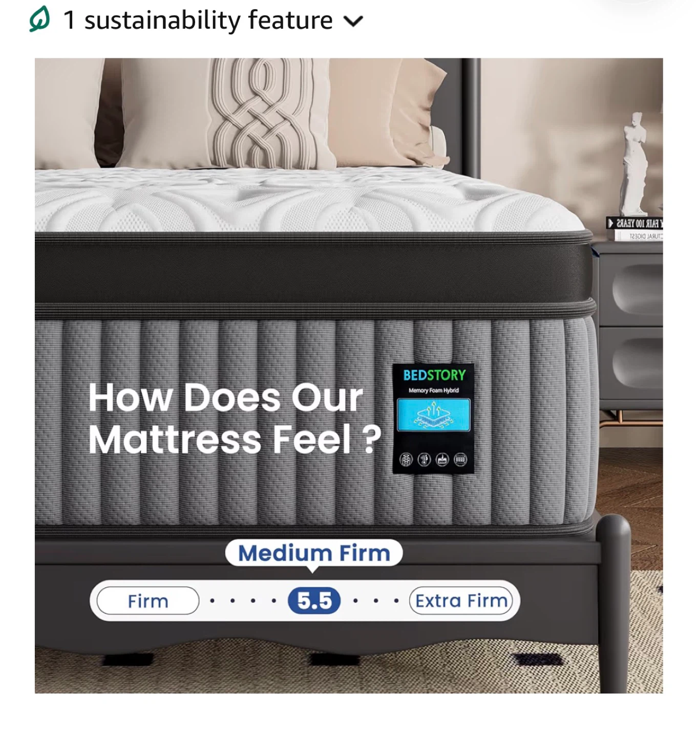 Queen Mattress – Clean – Only Used 6 Months - photo 2