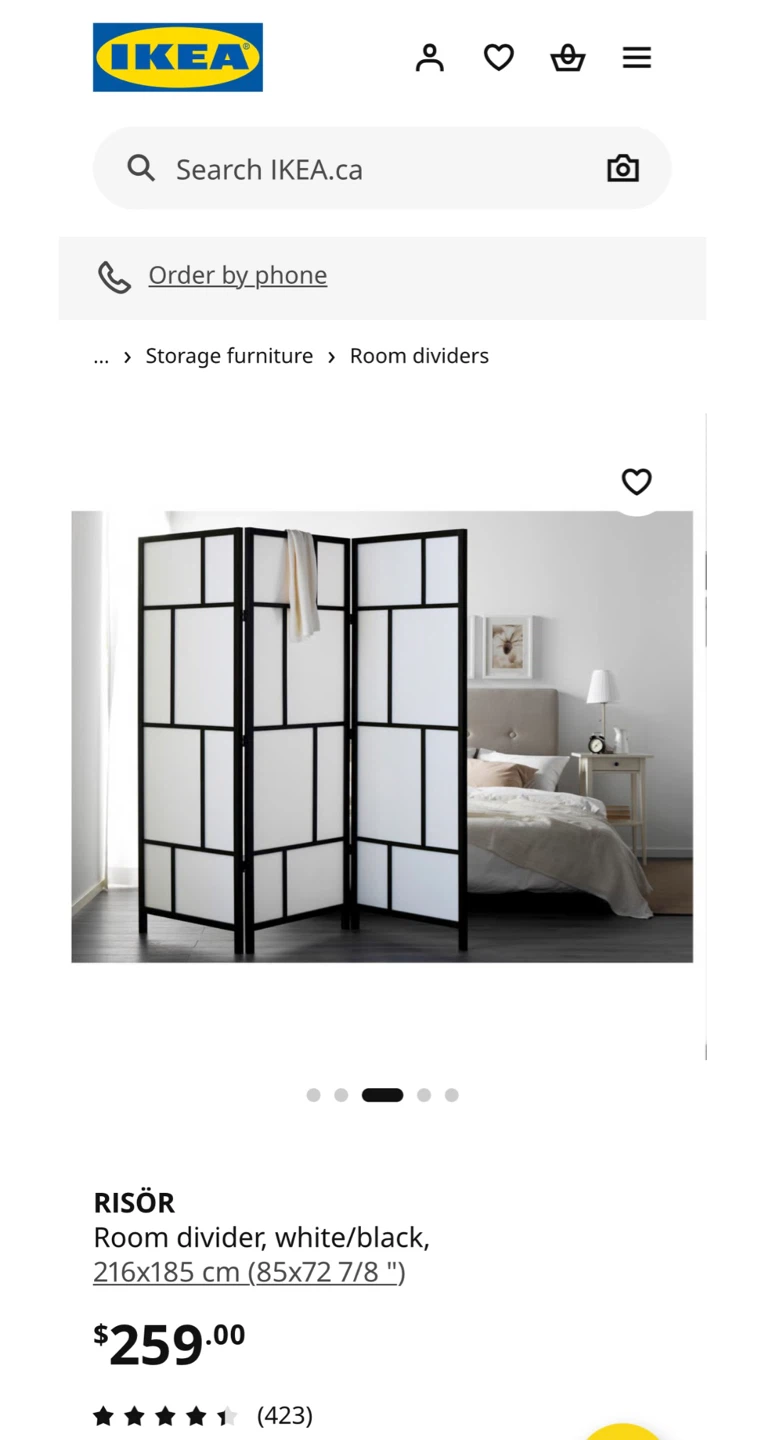 IKEA RISÖR Room Divider - photo 2