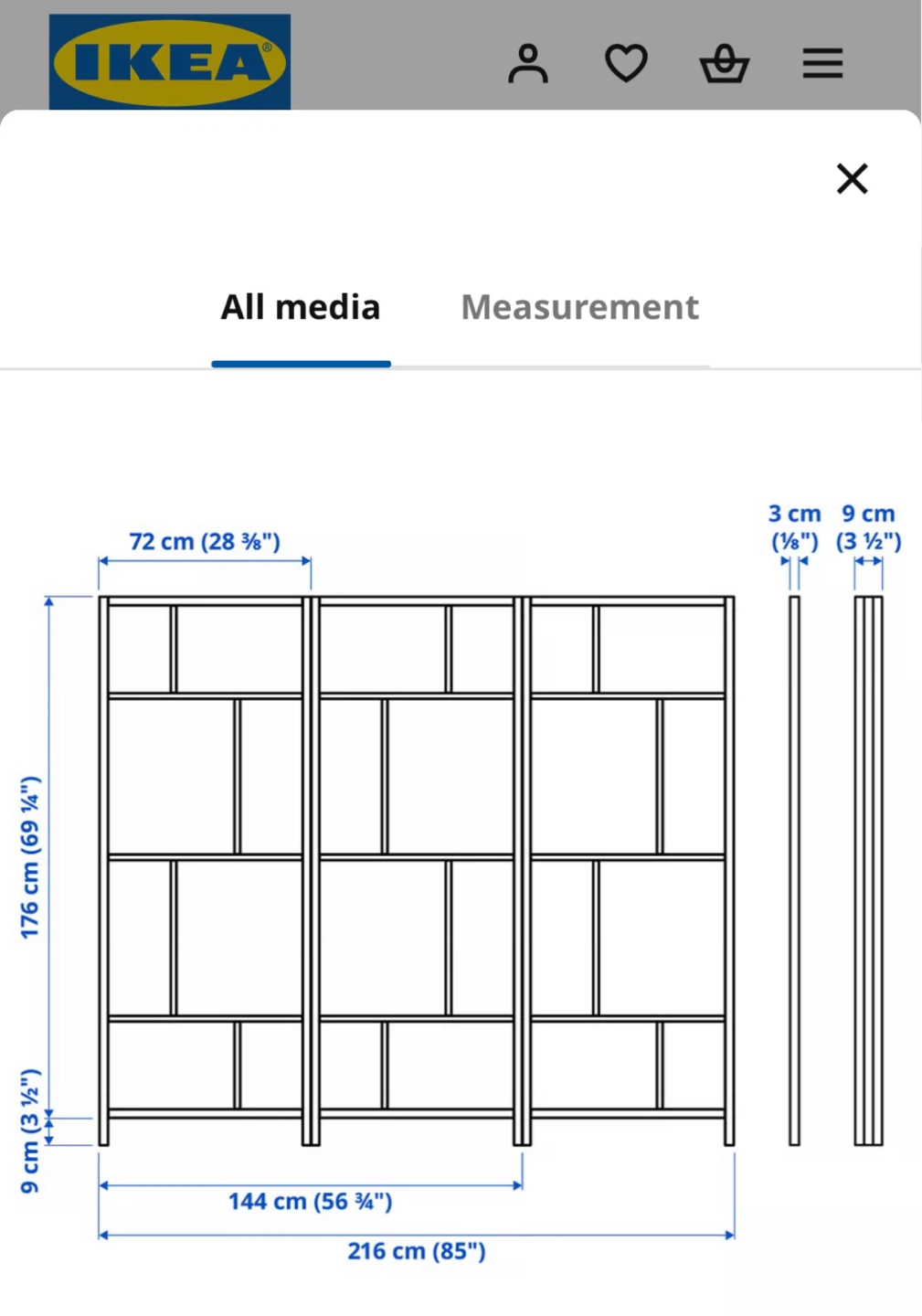 IKEA RISÖR Room Divider - photo 3