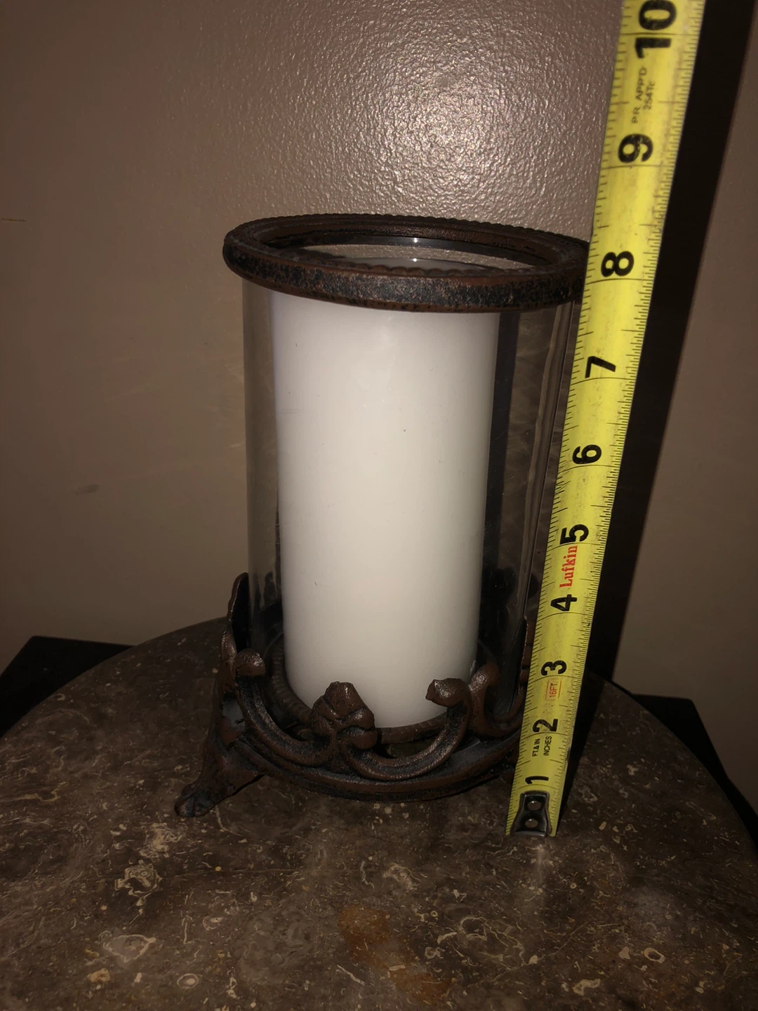 Decorative Candle Holder with Pillar Candle - photo 5