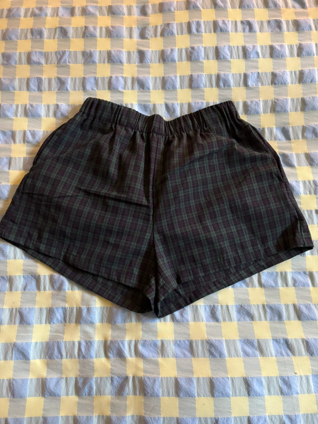 Plaid Lounge Shorts