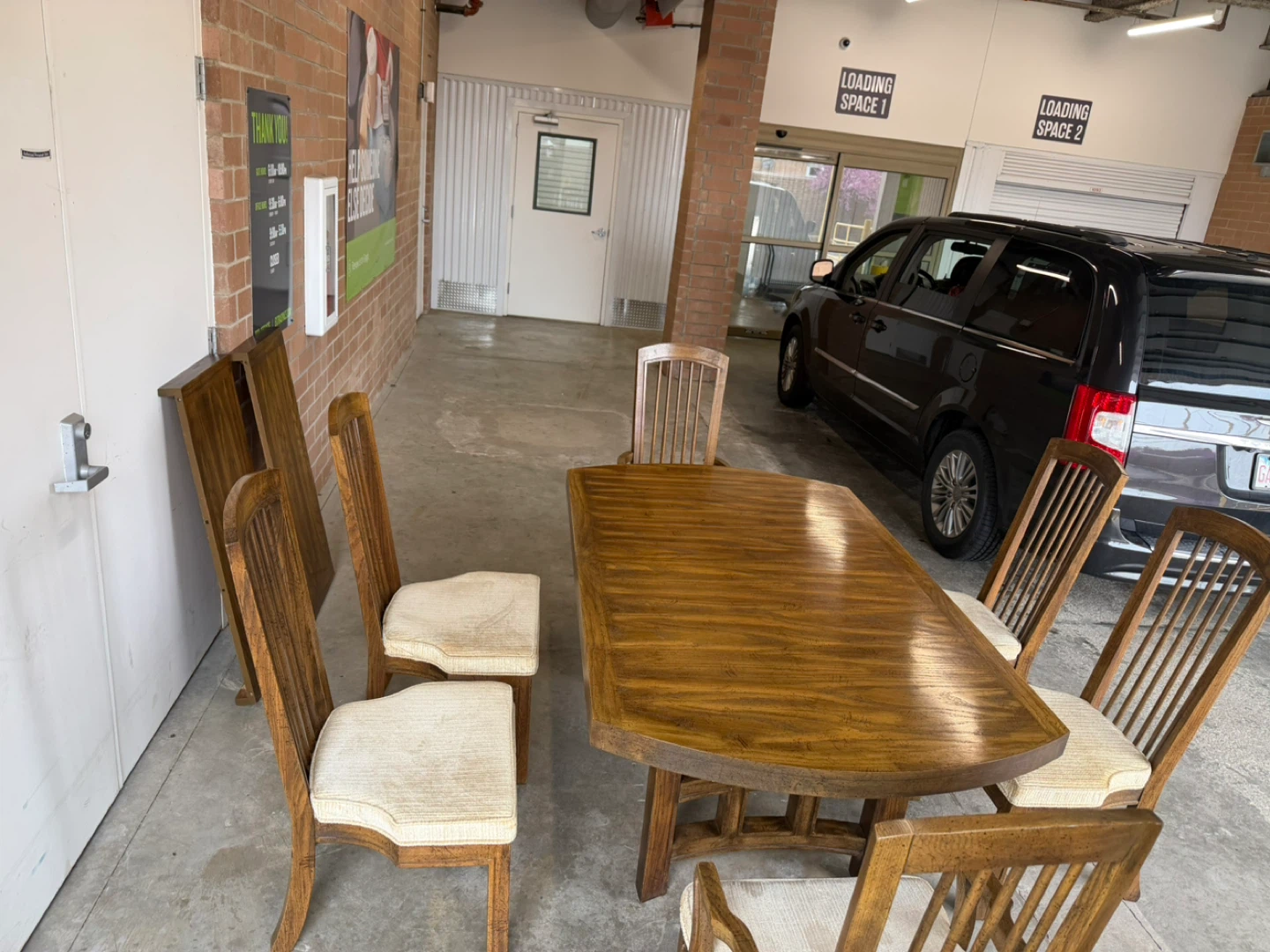 Wooden Dining Table with 6 Chairs - photo 4