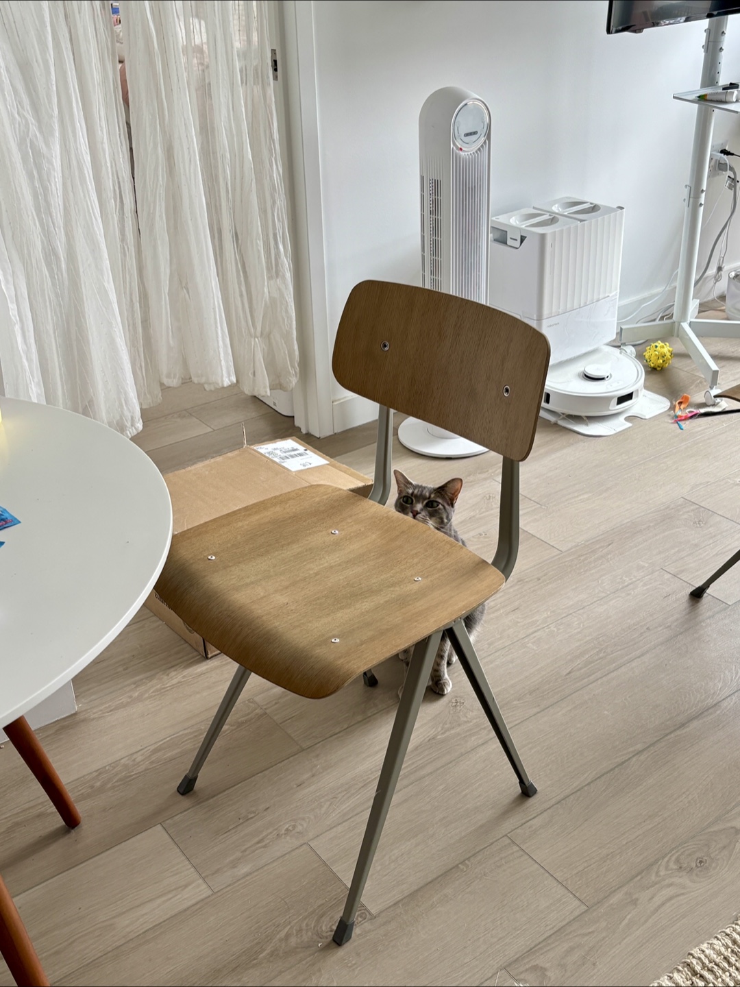 HAY Result Chair Beige Oak Veneer