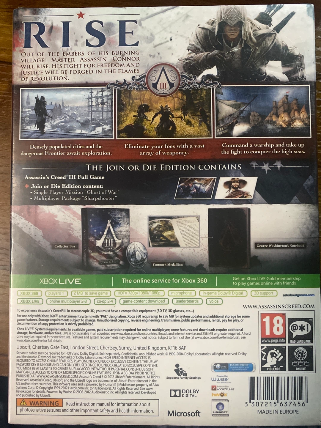 Xbox 360 Assassin's Creed III Join or Die Edition - photo 2