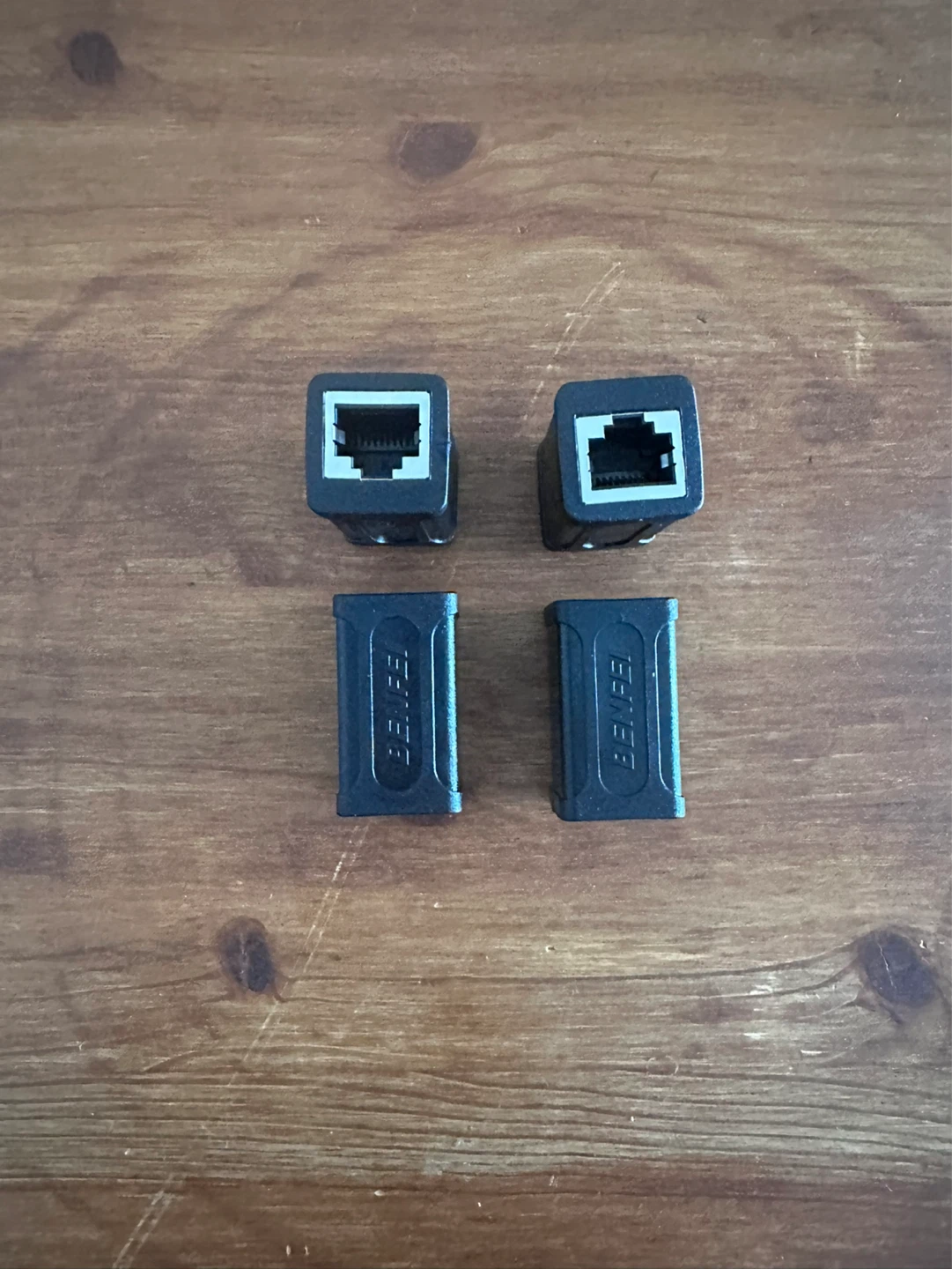 BENFEI RJ45 Inline Coupler Female to Female Black