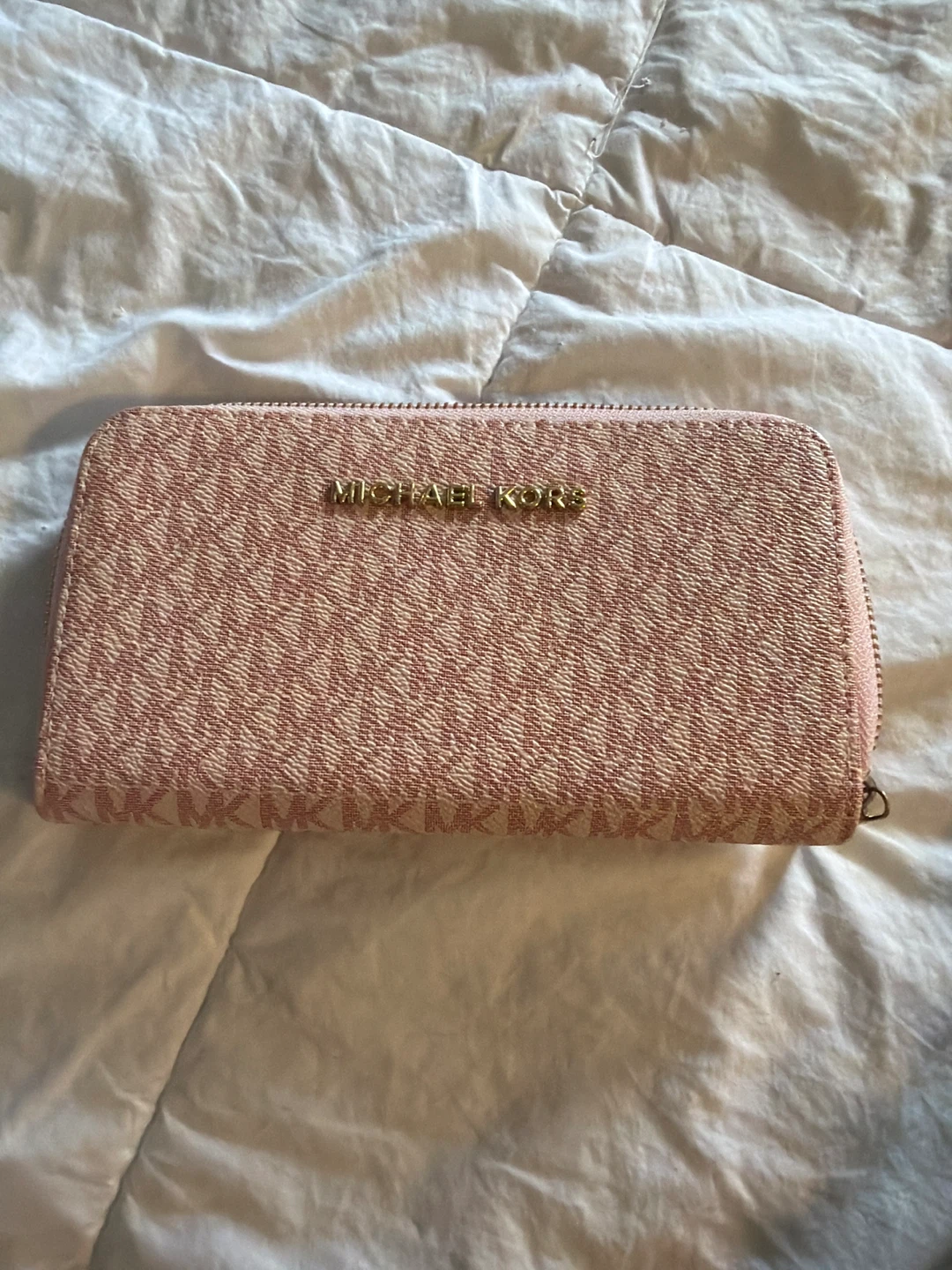 Michael Kors Wallet - Pink MK Signature