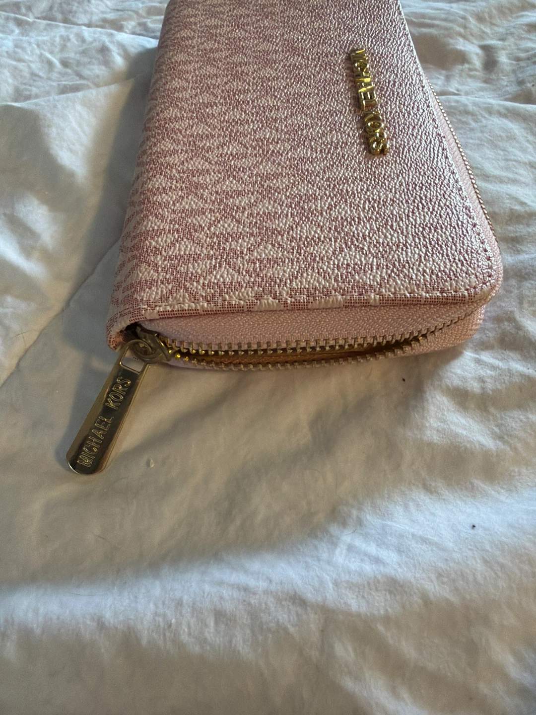 Michael Kors Wallet - Pink MK Signature - photo 3