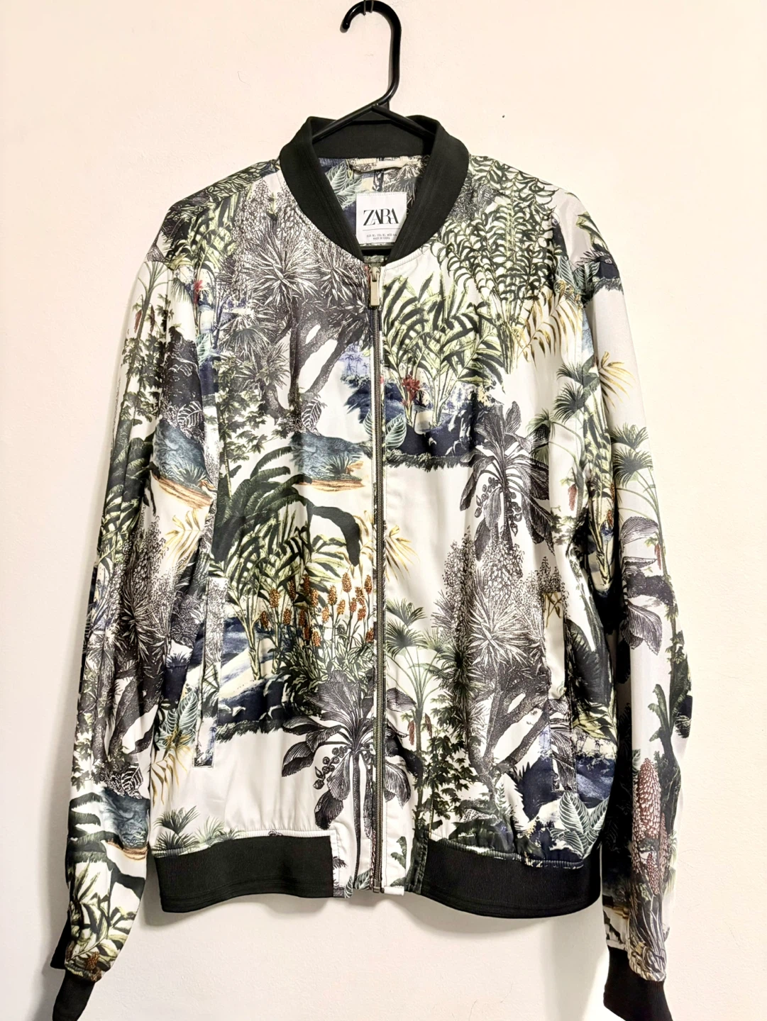ZARA Bomber Jacket - Tropical Print