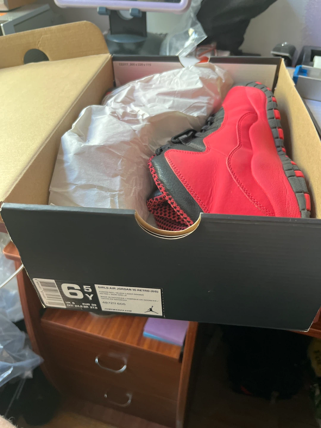 Girls Air Jordan 10 Retro (GS) Size 6Y