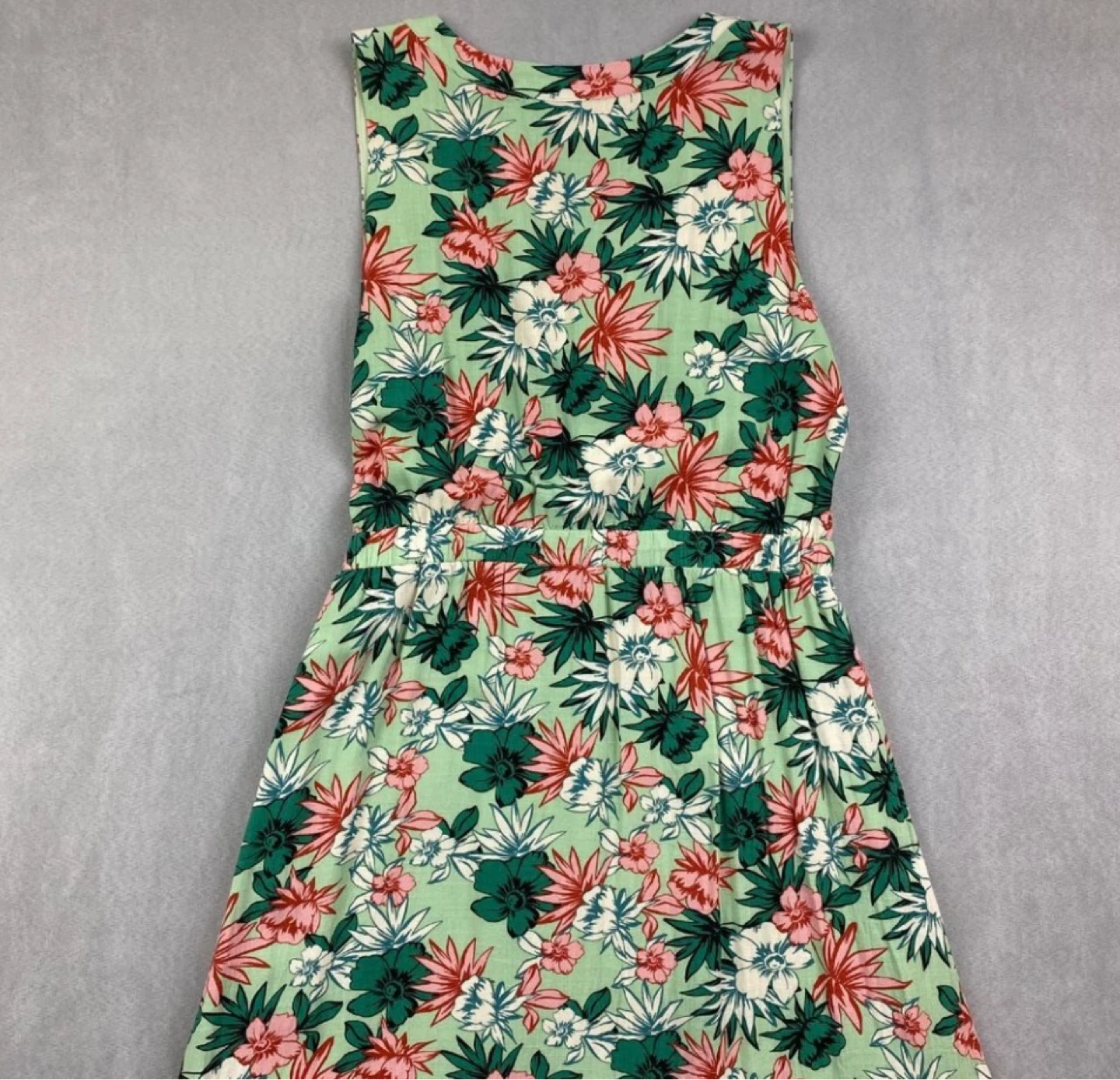 Lost & Wander Light Green Floral Maxi Dress - photo 4