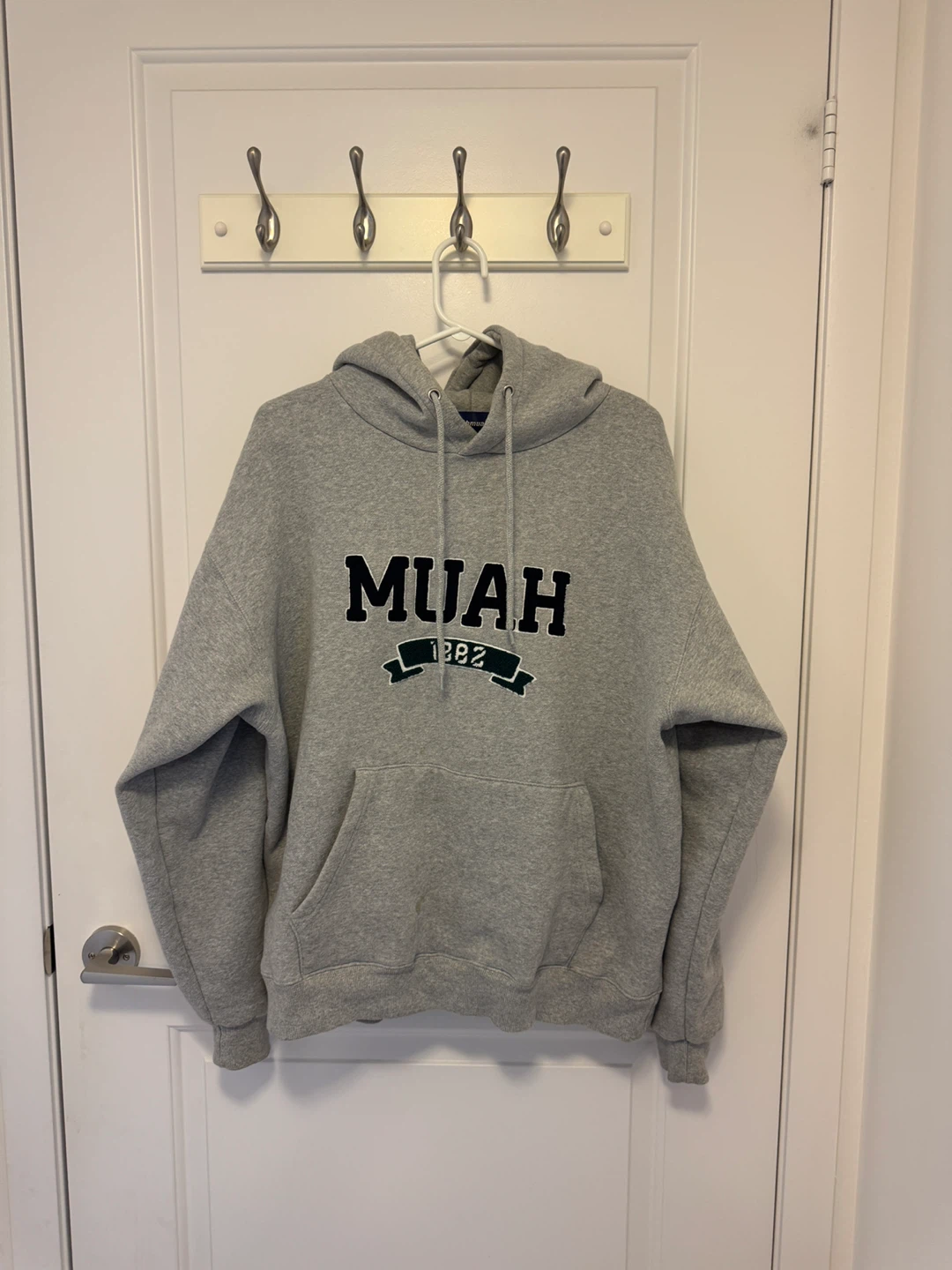 MUAH Grey Hoodie