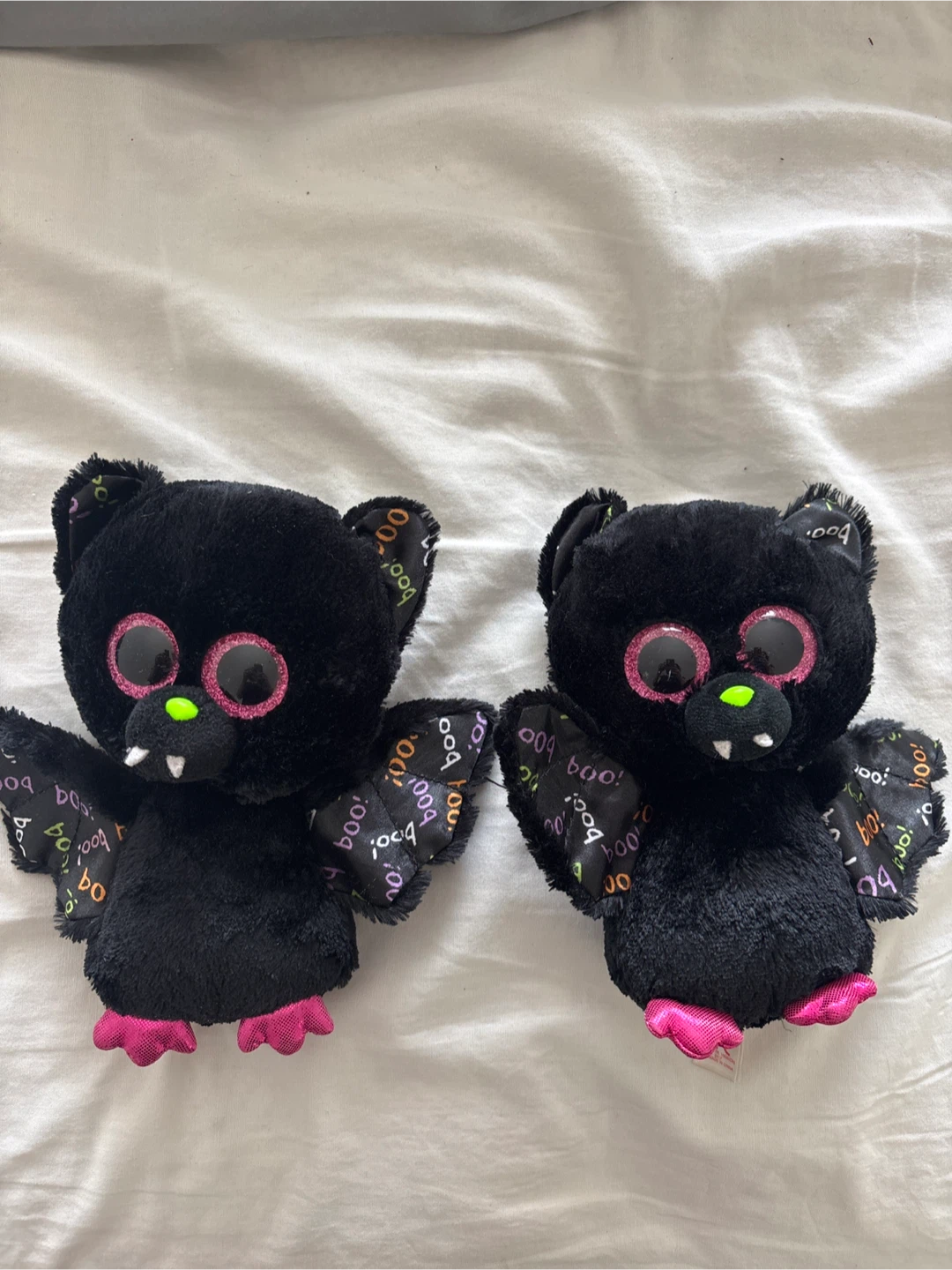 $3 each or both for $5 - Ty Beanie Boos Halloween Bat Plushies