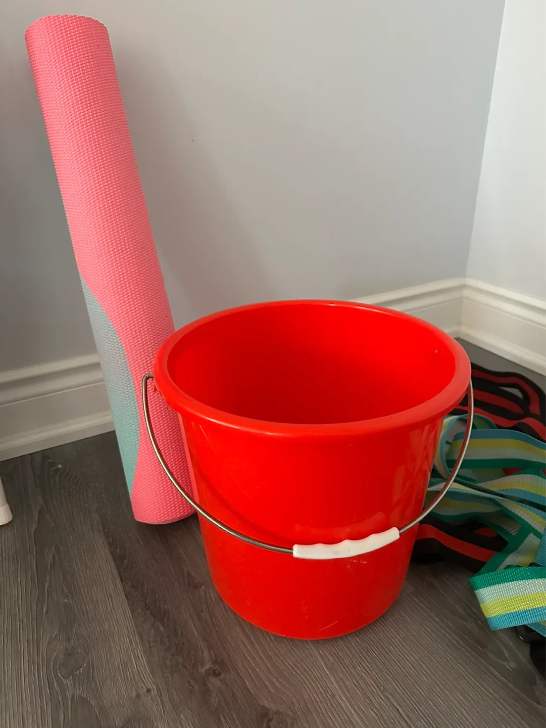 Red Plastic Bucket