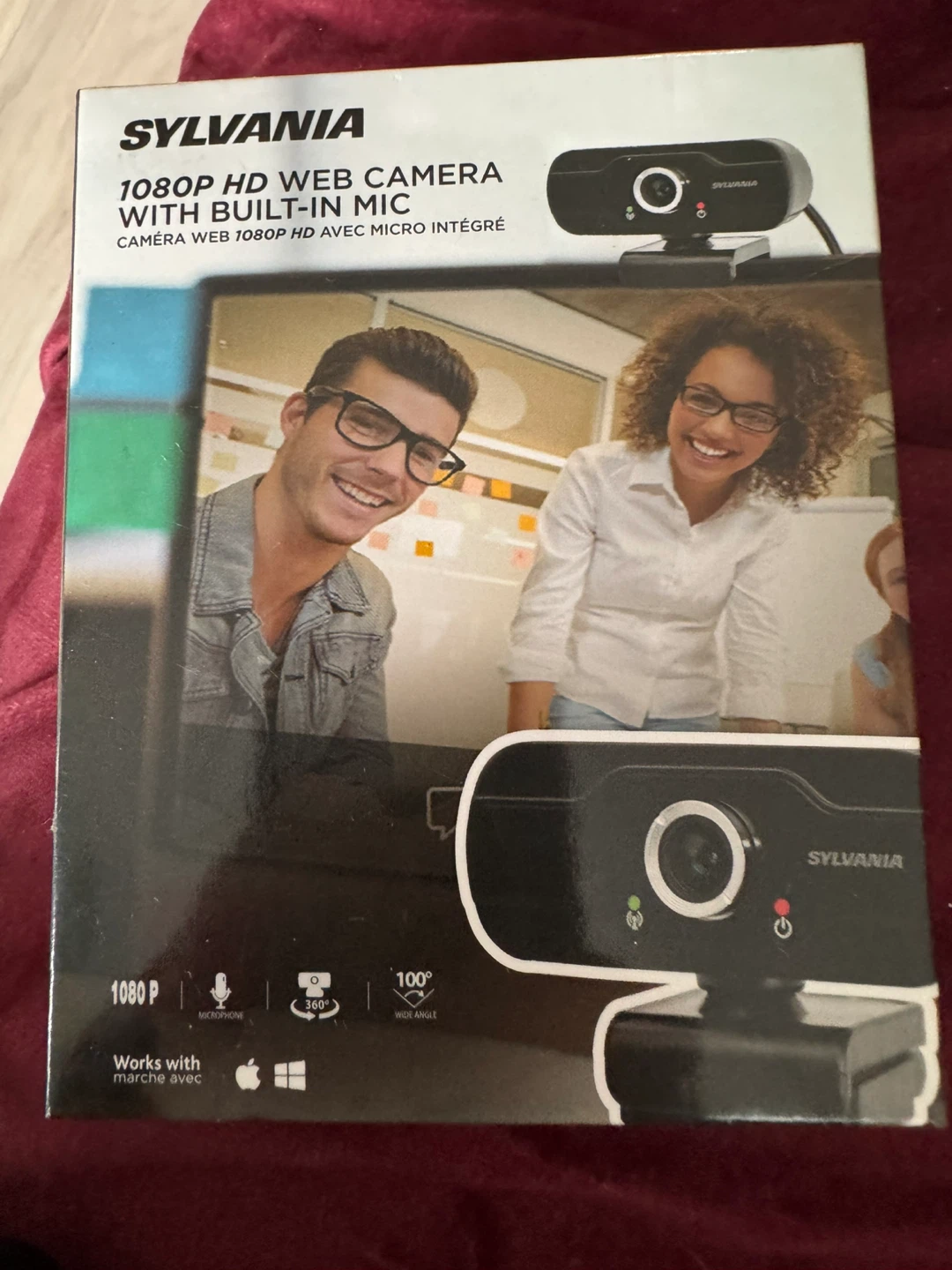 Sylvania 1080P HD Webcam with Built-in Mic - photo 3