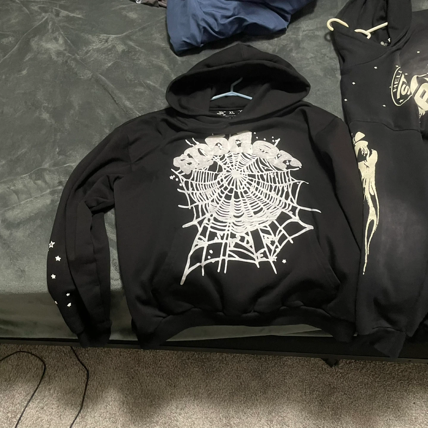 Sp5der hoodie XL