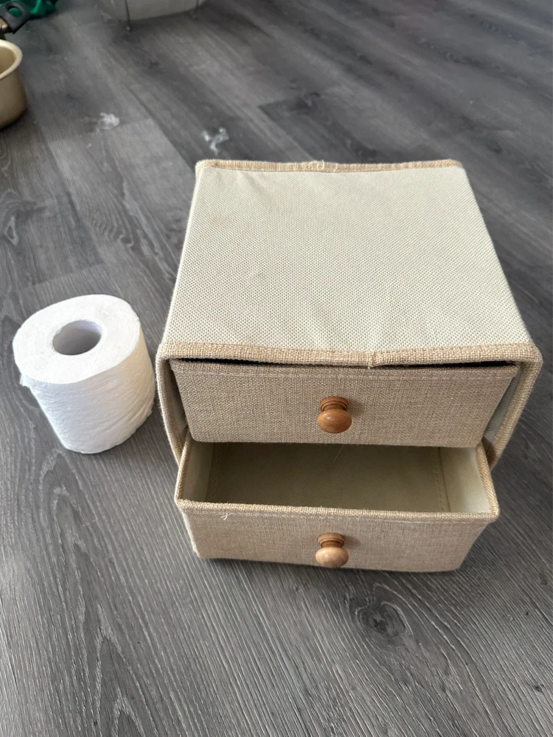 Fabric Storage Organizer with 2 Drawers