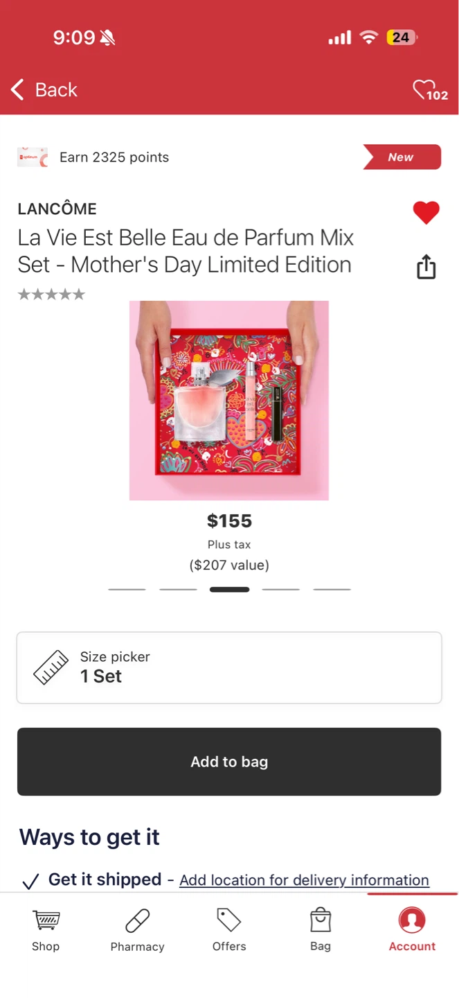 $130 Lancôme La Vie Est Belle Perfume