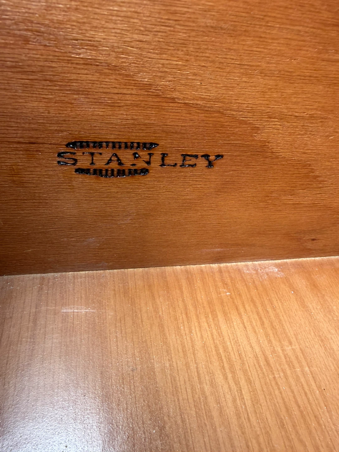 Stanley Walnut Armoire Dresser with Mirror - photo 3