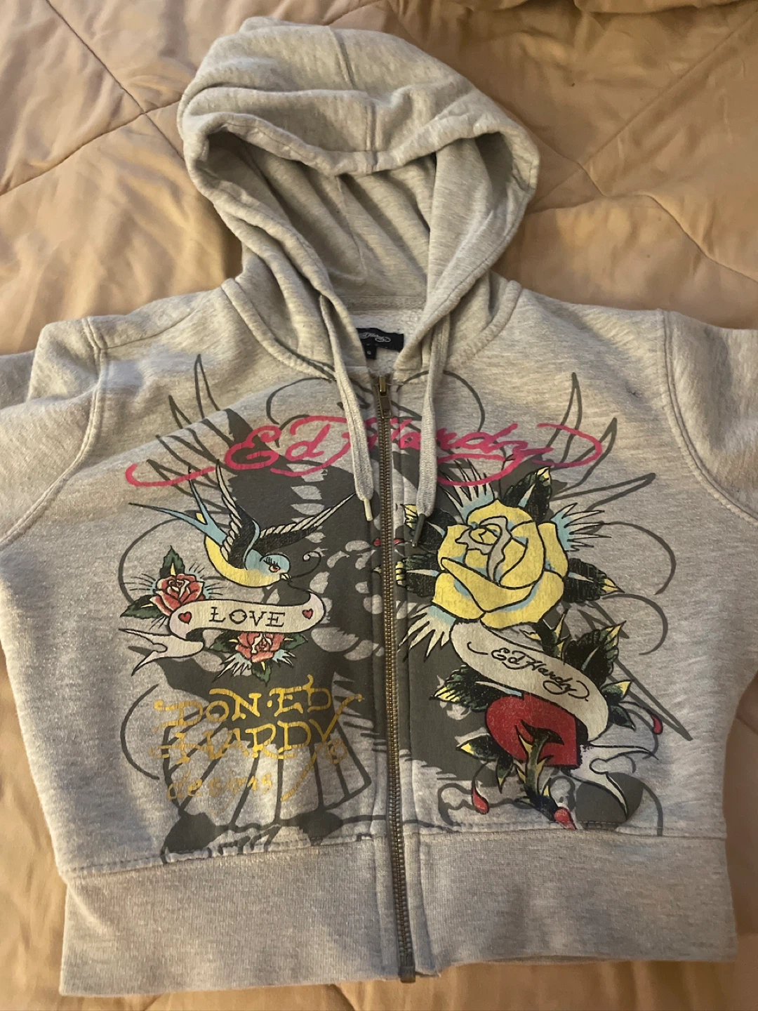 Ed Hardy Zip-Up Hoodie