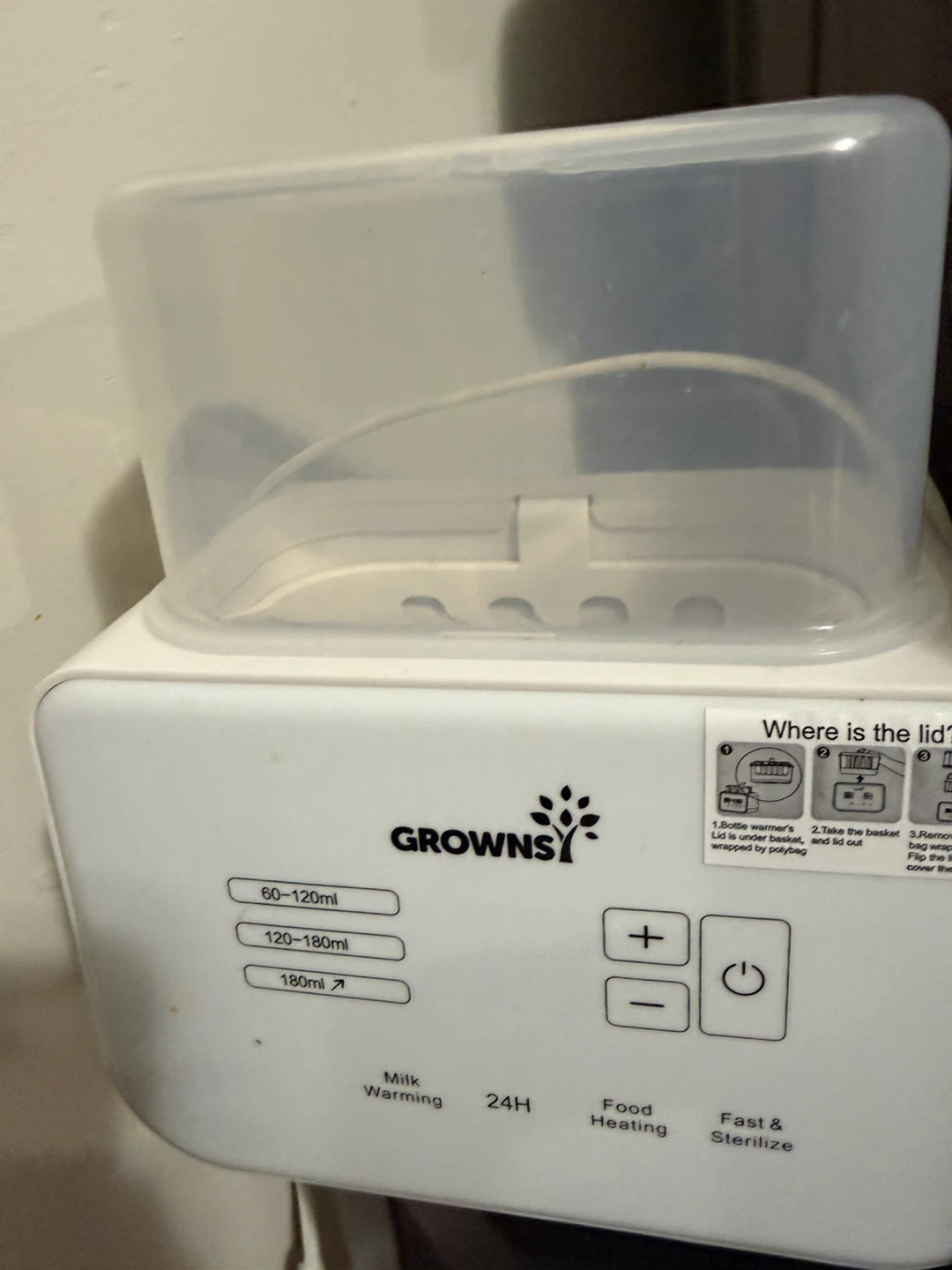 Grownsy Milk Warmer and Food Heater