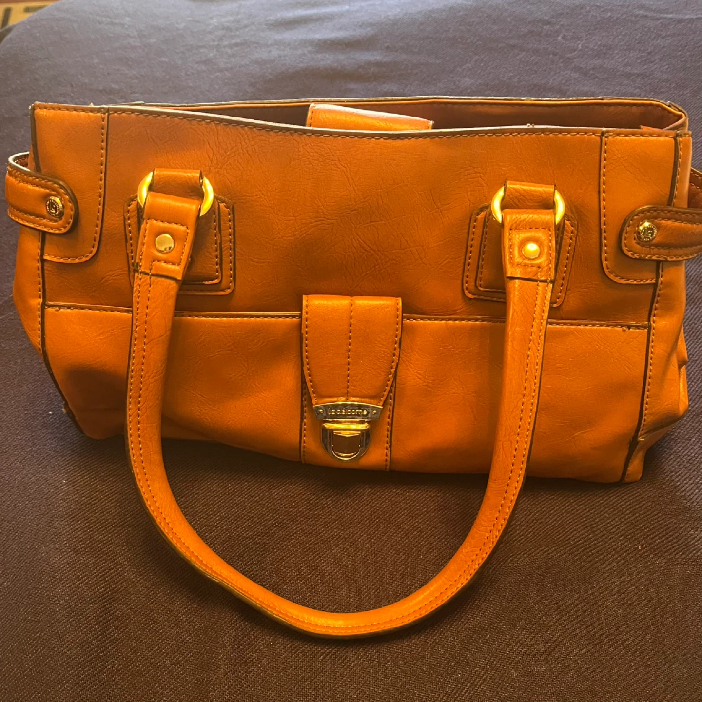 Liz Claiborne Leather Satchel Handbag