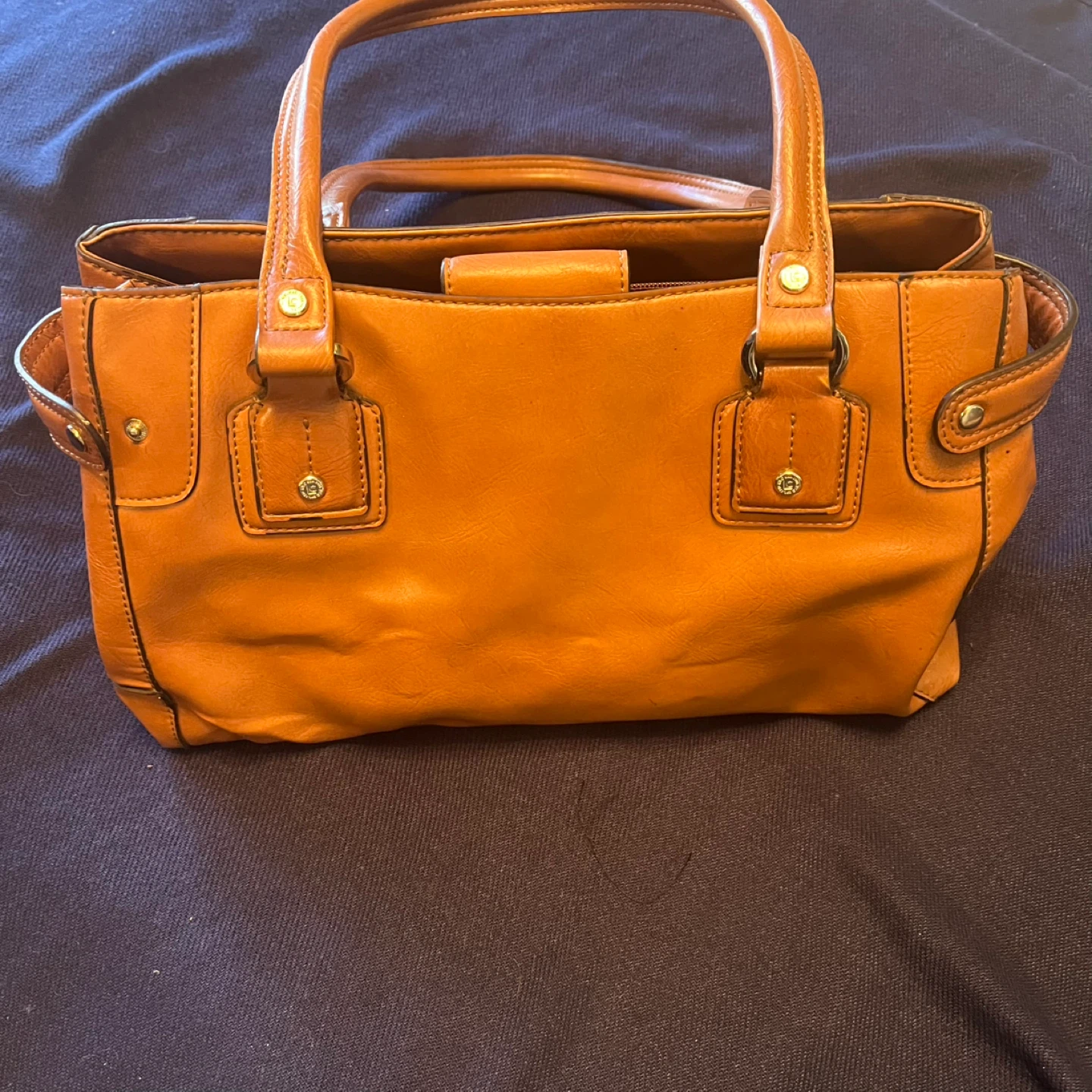 Liz Claiborne Leather Satchel Handbag - photo 2