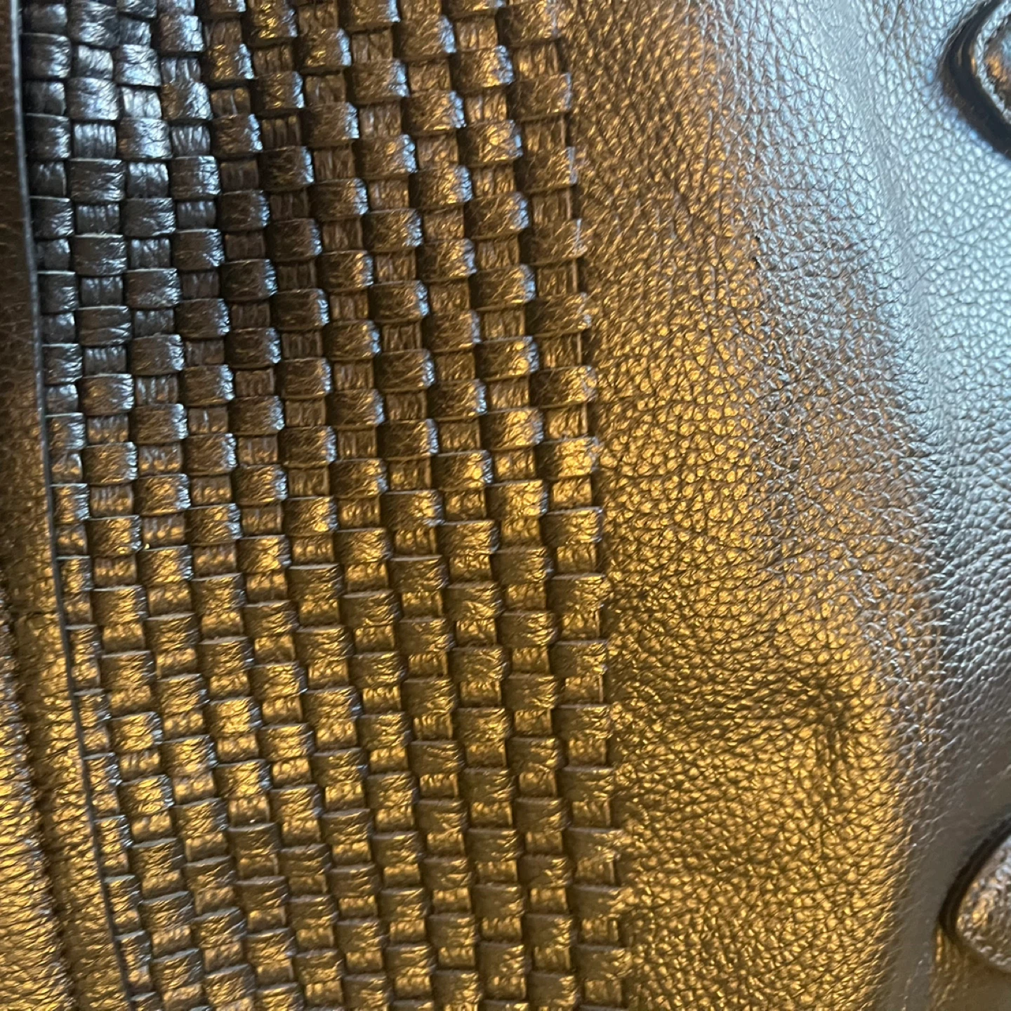Colin Haan Black Woven Leather Tote Bag - photo 5
