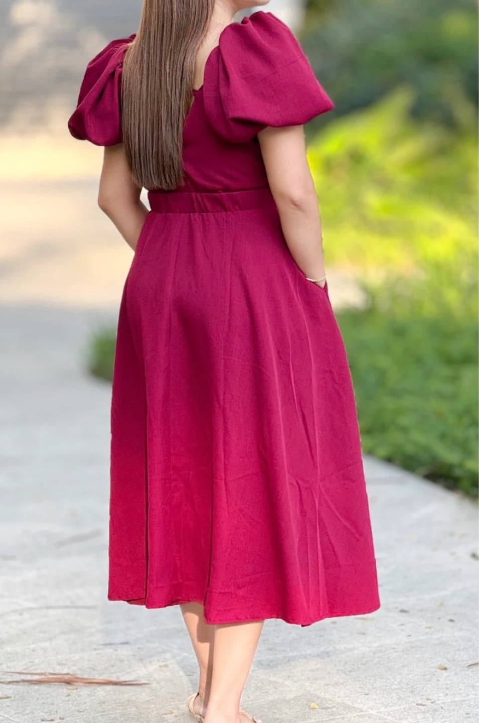 Mom and daughter twinning dresses - photo 4