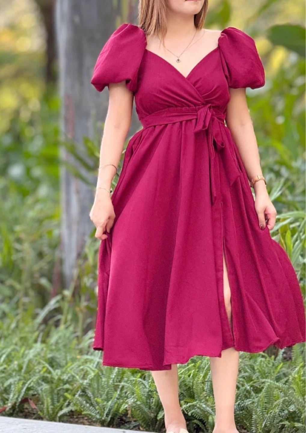 Mom and daughter twinning dresses - photo 5