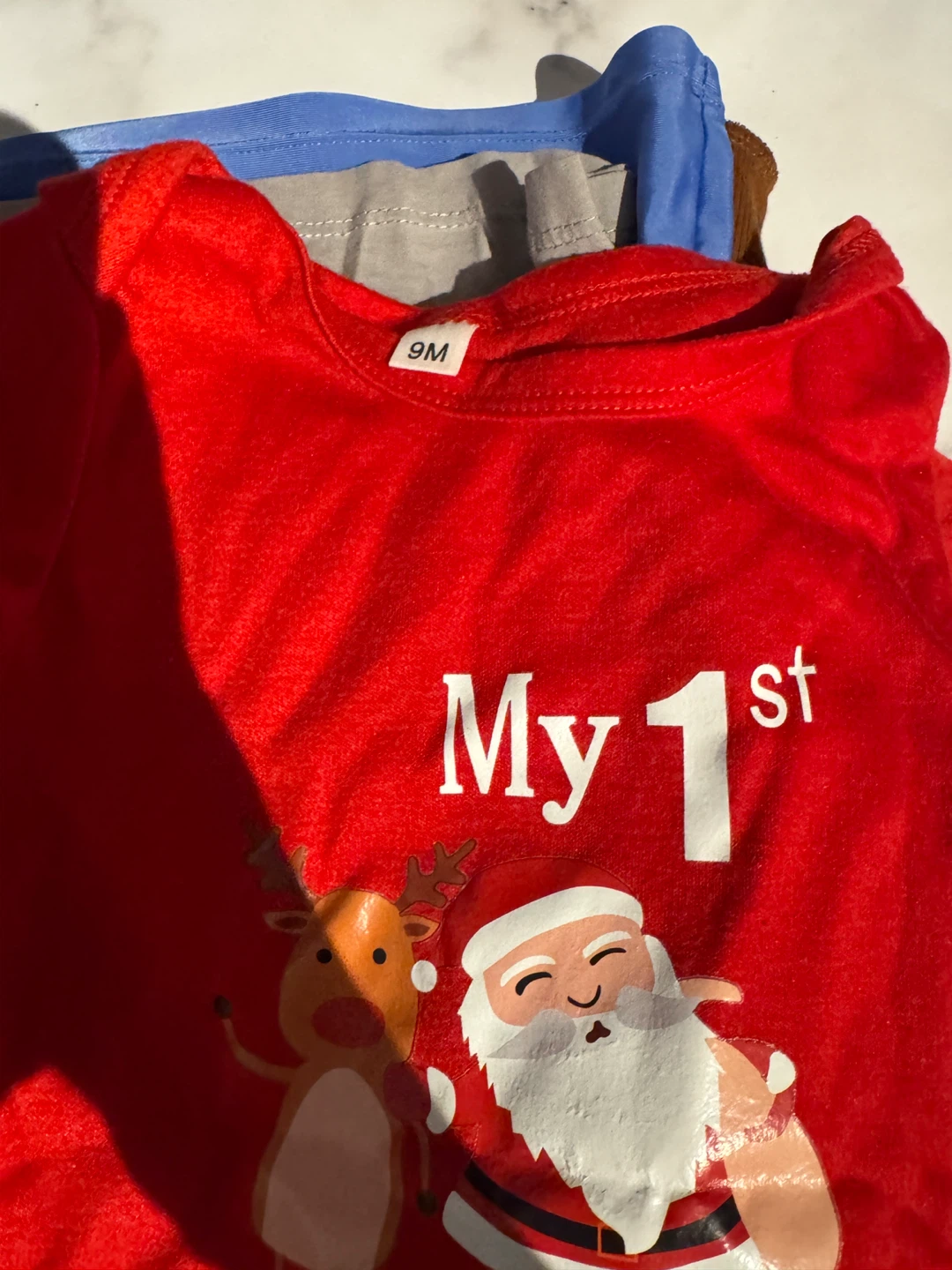 Baby "My 1st Christmas" Onesie 9M - photo 2