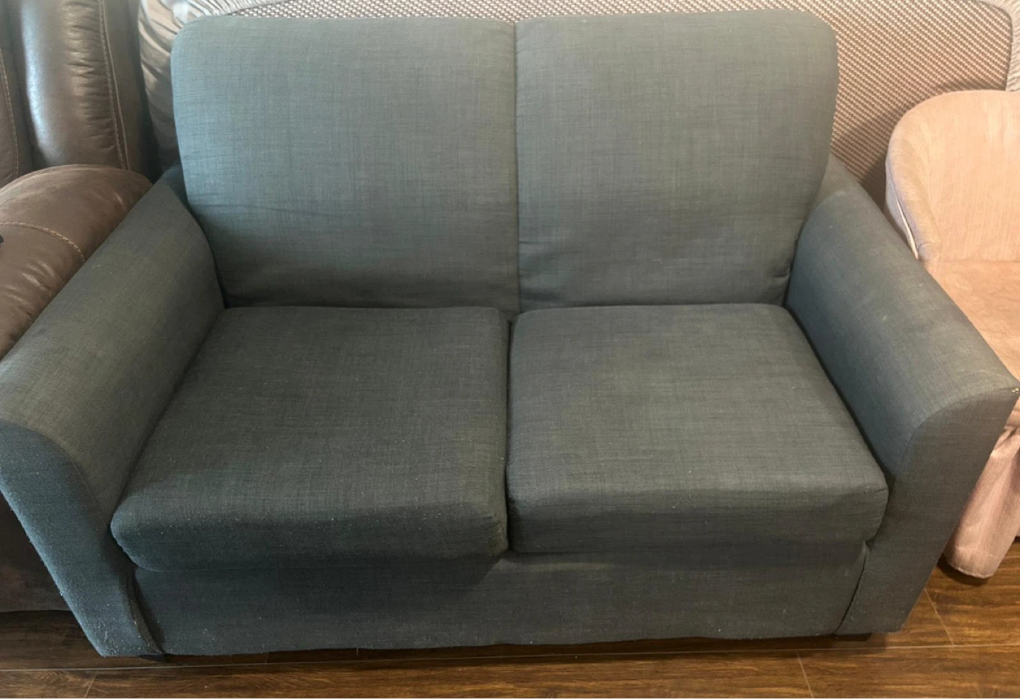 Dark Grey Loveseat - photo 2